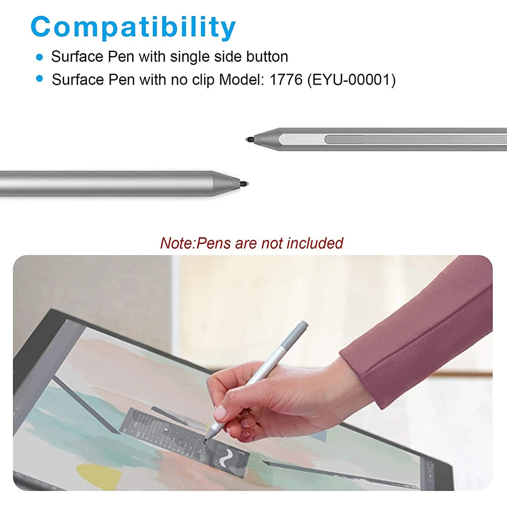 Pen Tips For Microsoft Surface Pro HB 2H H Refill Durable Pen Nib With High Sensitivity Stylus Replacement Spare Pen Nib Tip Kit