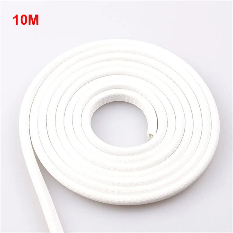 5/10M Car Door Protector Edge Scratch Strip Universal Car Door Noise reduction Anti Collision Protection With Steel Carstyling