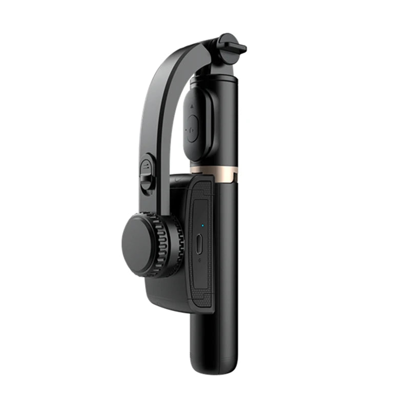 Roreta 2024 NEW Gimbal Stabilizer Selfie Stick Foldable Wireless Tripod with Bluetooth Shutter Monopod for IOS Android