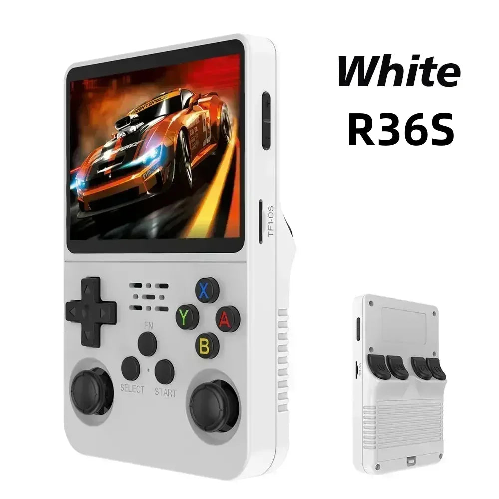 Linux System Open Source R36S Retro Handheld Video Game Console 3 5 Inch IPS Screen Portable Pocket Video Player 64GB 128GB Game