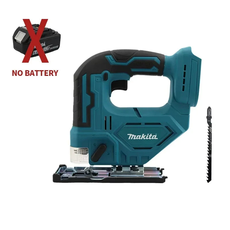 2025Makita DJV182Z 340W Brushless Jigsaw 18V Without Battery with Saw Blade Cordless Barrel Handle Portable Carpenter Power Tool