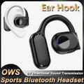 Auriculares inalámbricos Bluetooth con micrófono de conducción ósea, manos libres, con cancelación de ruido para conducir Audifonos