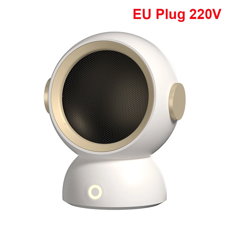 Portable Hot Air Blower Desktop Mutes Fast Heating Fans for Home Bedroom Office Electric Heater with Thermostat Space Heater ﻿