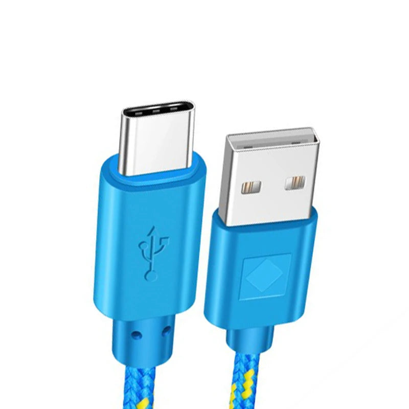 USB C Type C Cable Fast Charging 1m 2m 3m Charger for huawei p9 p10 p20 mate 10 pro lite samsung S9 S10 Plus s8 Note data cable
