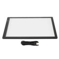 Slide Viewer 3 Brightness Levels A4 Size Soft LED Light Film Scanning Light Box USB C Powered APP Editing for Office