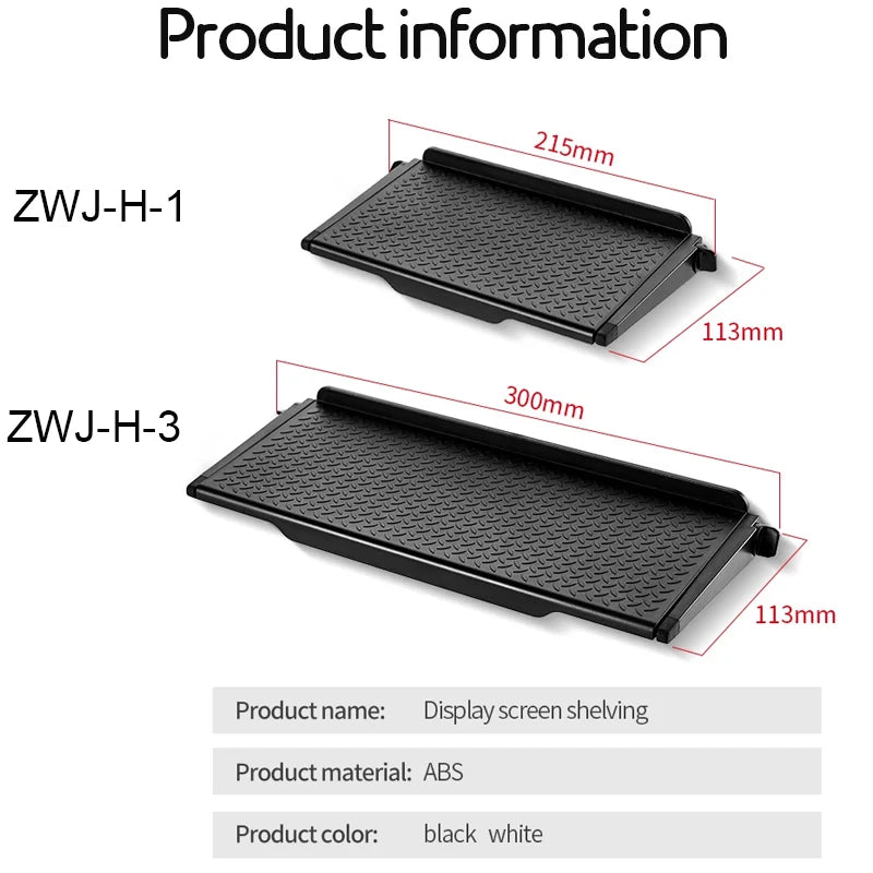 TV Screen Top Storage Shelf Adjustable Monitor Storage Rack Computer Desktop Display Stand TV Router Storage Rack Home Organizer