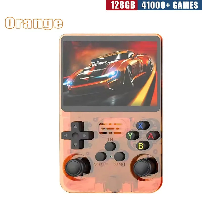 R36S Retro Handheld Console 3 5 Inch IPS Screen 64GB 128GB 256GB Portable Gaming Device with Built in Games