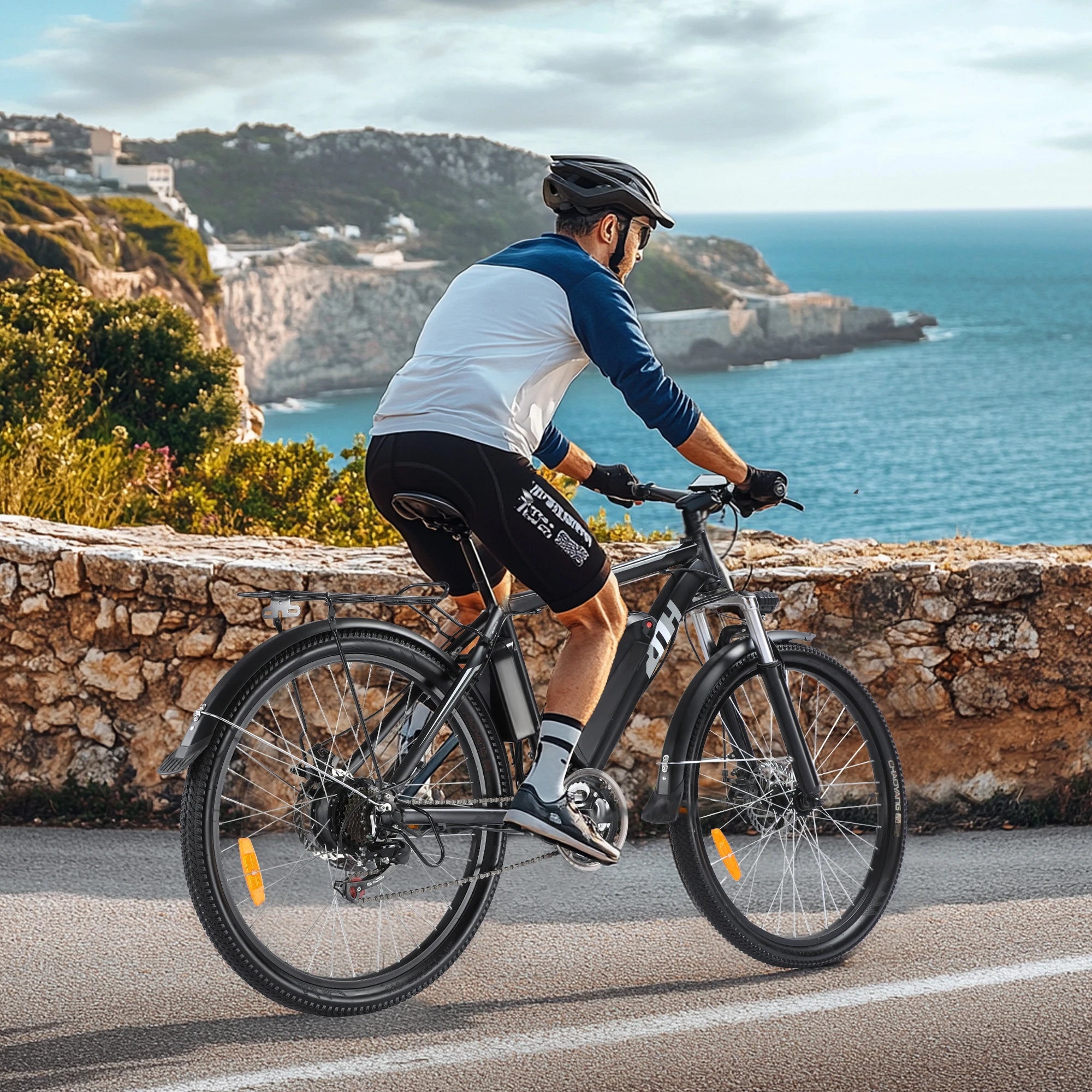 Bicicleta eléctrica ZNH 1000W, bicicleta de montaña eléctrica de 26 pulgadas con batería de 48V, Ebike para adultos de 50 millas y 20 MPH, UL 2849