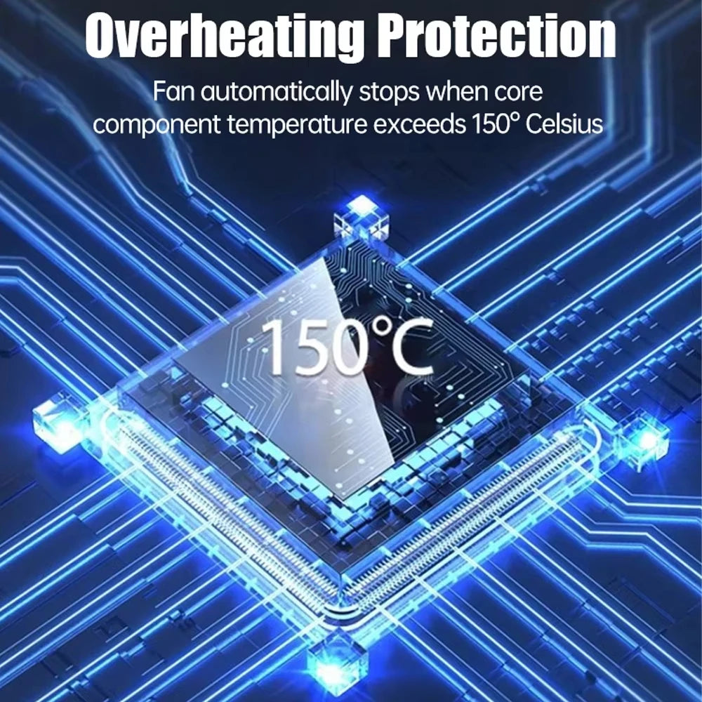 Potente soplador de aire X6 200000RPM sin escobillas, ventilador violento, aspirador de polvo, vientos fuertes 53m/s, soplador Turbo Jet, recarga tipo C