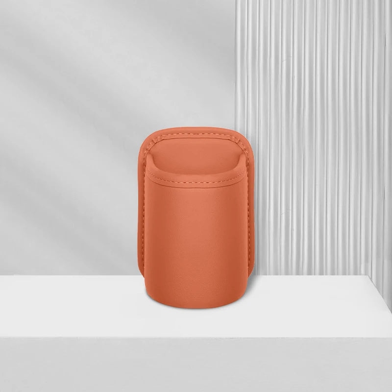 Kcimo PU Leather Car Door Cup Holder Box Back Clip Design Drink Rack Storage Bin Universal Car Seat Back Water Cup Box Organizer