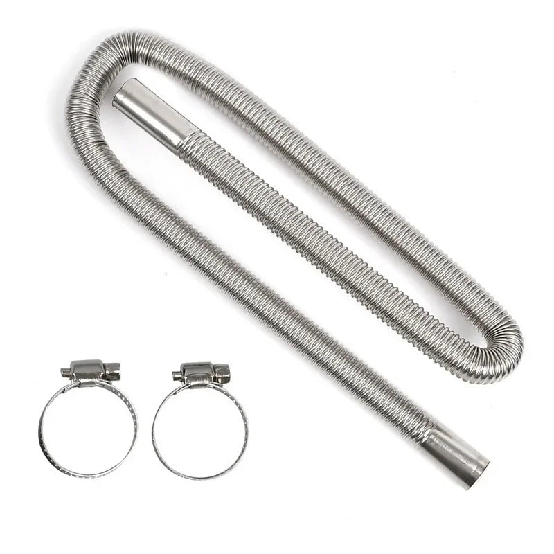 Tubo de escape de 2,5 cm de diámetro, 60/300 cm de largo, para calentador de estacionamiento, tubo de escape para calentador de aire, adecuado para calentador de estacionamiento Webasto