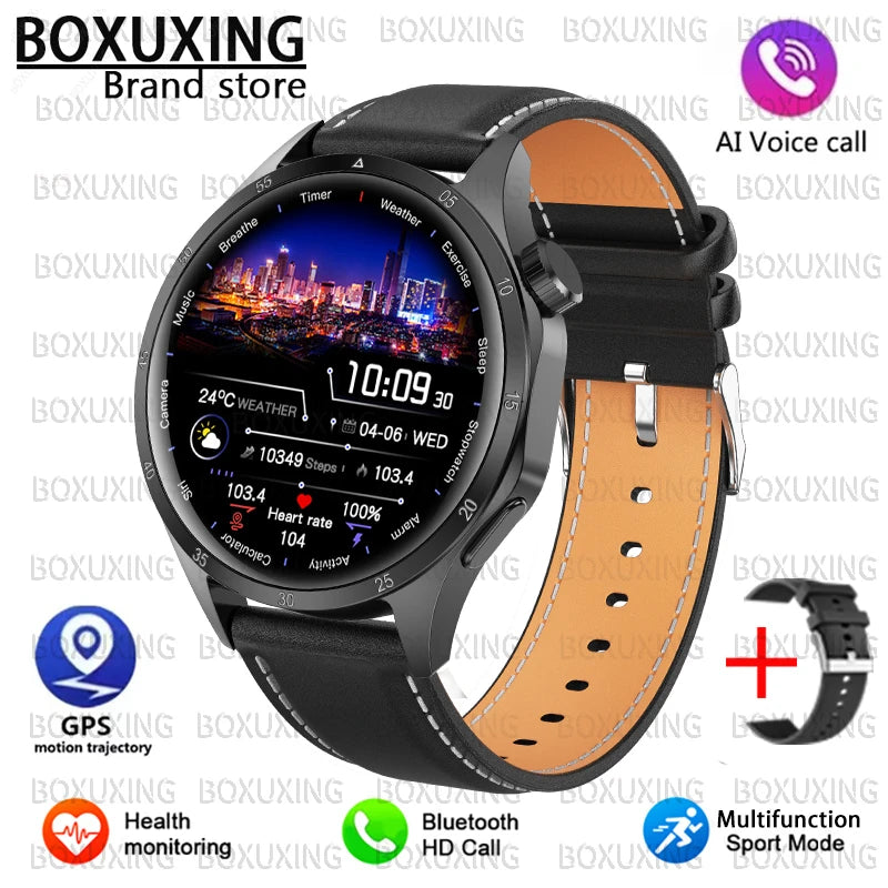 2026 New Smart Watch Men Women 1.52"HD AMOLED Screen GPS Motion trajectory Heart Rate Bluetooth Call 100+Sports Modes SmartWatch