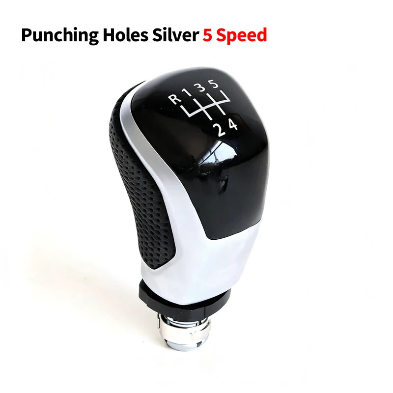 12mm 5 6 Speed Car Shift Gear Knob Lever For Audi A4 B6 B7 B8 A6 A3 VW Golf Polo Bora Passat Ibiza 6J Seat Leon Mk1 Skoda