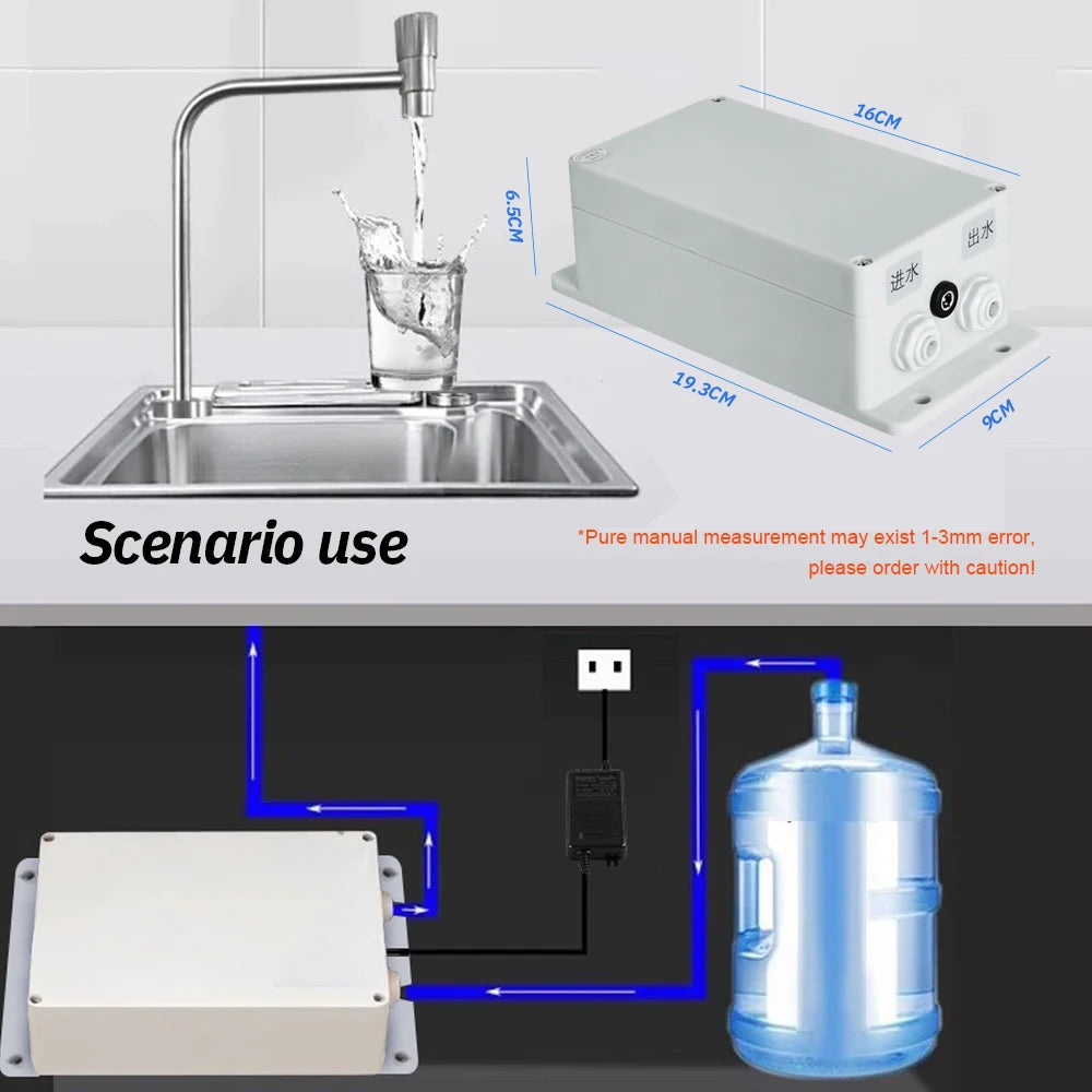 Electric Water Pump Faucet Galley Automatic Water Suction Pump 12V 1.5 L/ min Caravan Motorhome Boat Kitchen Water Pump