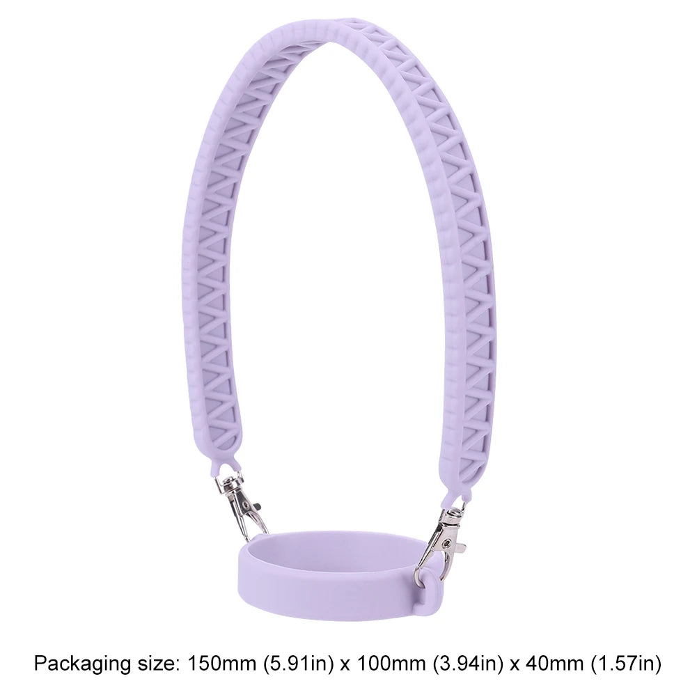 40oz Neoprene Water Bottle Carrier Bag For Stanley Quencher Cup Sleeve with Adjustable Shoulder Strap Water Bottle Holder Pouch
