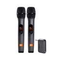 Sistema de Karaoke M23 UHF de 2 Canales con Micrófono Inalámbrico, Receptor Recargable y Micrófono de Mano Inalámbrico para Iglesia, Fiestas, Altavoz