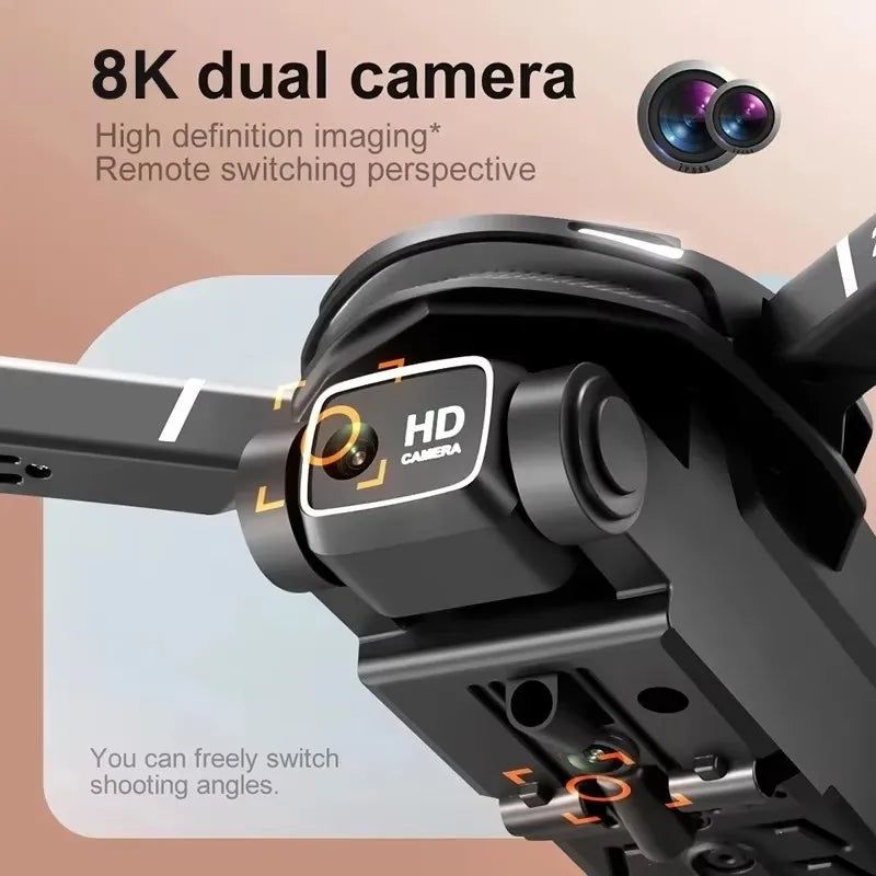 Original V88 Drone 8K Professional Aerial Dual-Camera Omnidirectional Obstacle Avoidance Mini Drone GPS Folding Quadcopter 10km