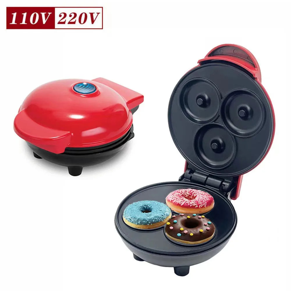 Portable Mini Cake Machine Heating Block Easy to Clean Breakfast Machine Suitable for Kitchen and Home