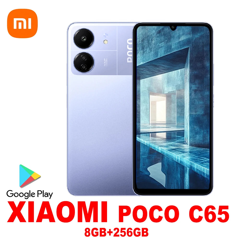 Xiaomi Poco C65 6.74-inch Helio G85 processor 8 million front camera selfie lens 8GB+256GB memory camera phone