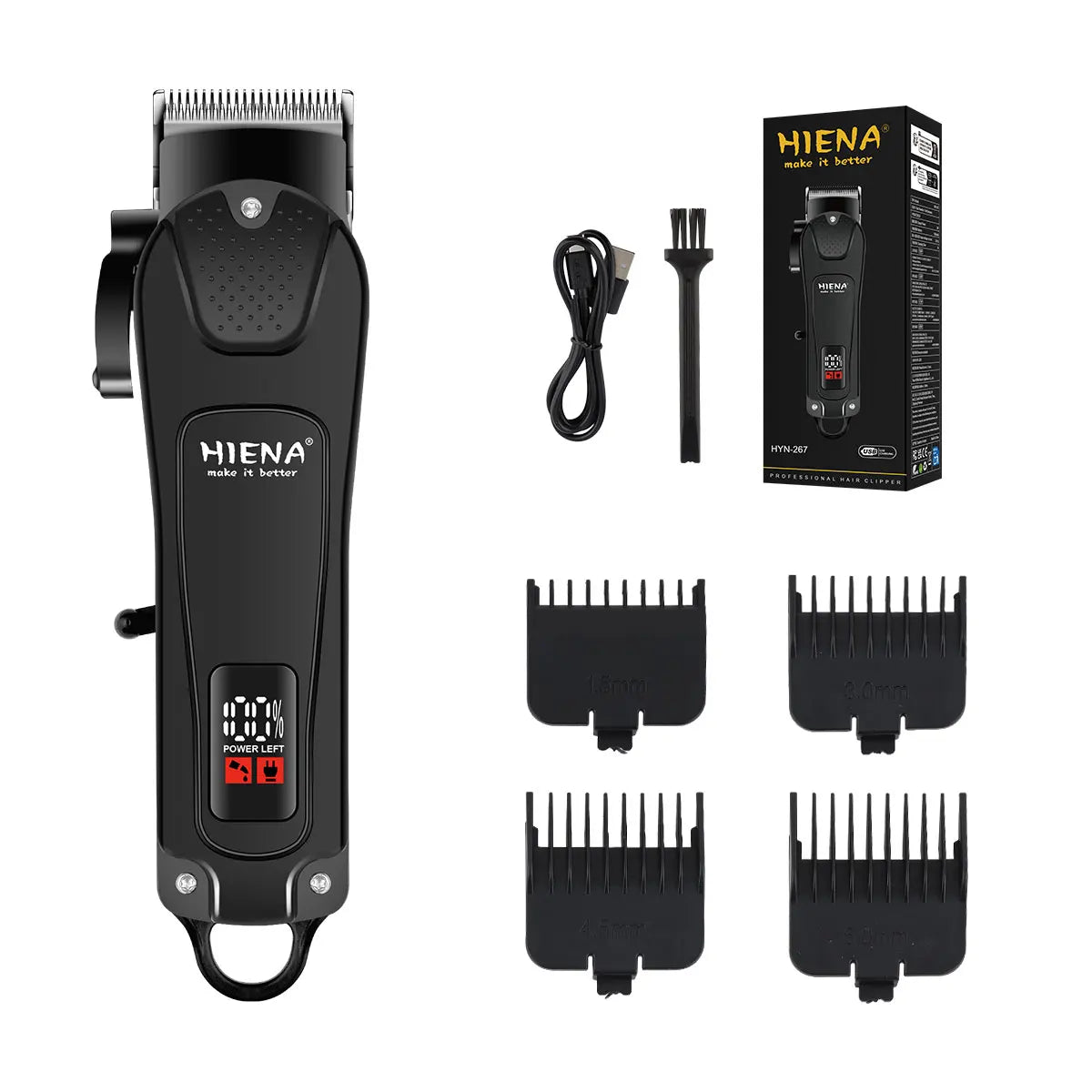 Hair Trimmer New Professional Cutting Machine Electric Shaver Hair Trimmers With LCD Display Men's Hair Clipper