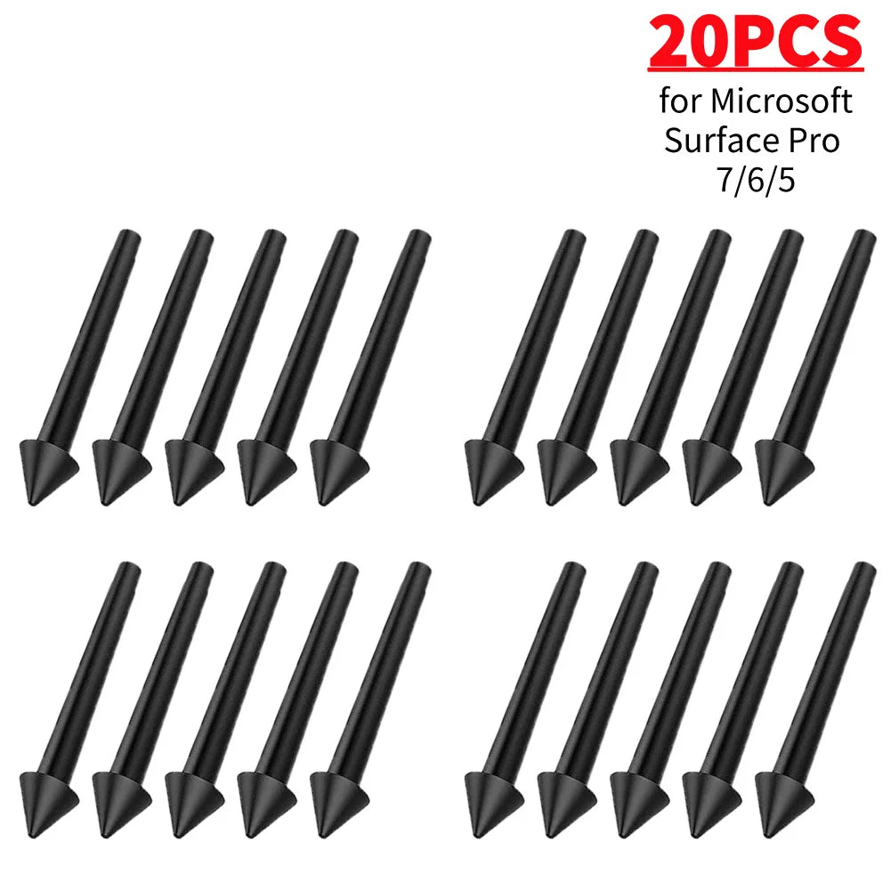 Pen Tips For Microsoft Surface Pro HB 2H H Refill Durable Pen Nib With High Sensitivity Stylus Replacement Spare Pen Nib Tip Kit