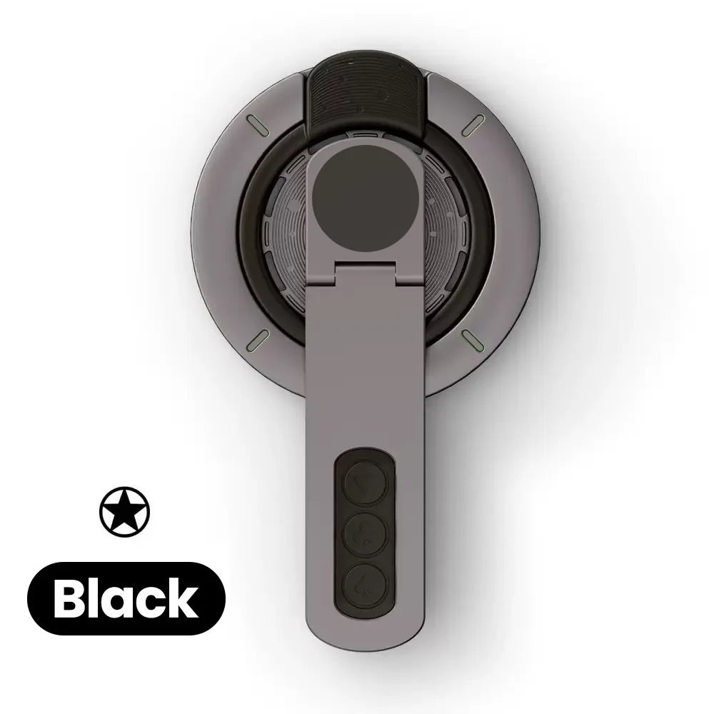 Double-sided Magnetic Phone Holder Rotating Desk Mobile Phone Stand For iPhone 17 16 MagSafe MultiFunction Finger Ring Bracket