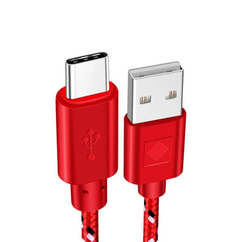 USB C Type C Cable Fast Charging 1m 2m 3m Charger for huawei p9 p10 p20 mate 10 pro lite samsung S9 S10 Plus s8 Note data cable