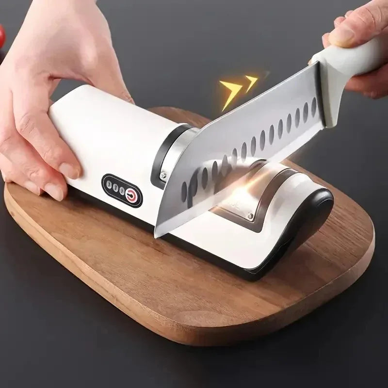 1 Afilador de Cuchillos Eléctrico Multifuncional Automático Profesional de 4 Velocidades Accesorios de Cocina Afilador de Cuchillos Eléctrico de Cocina