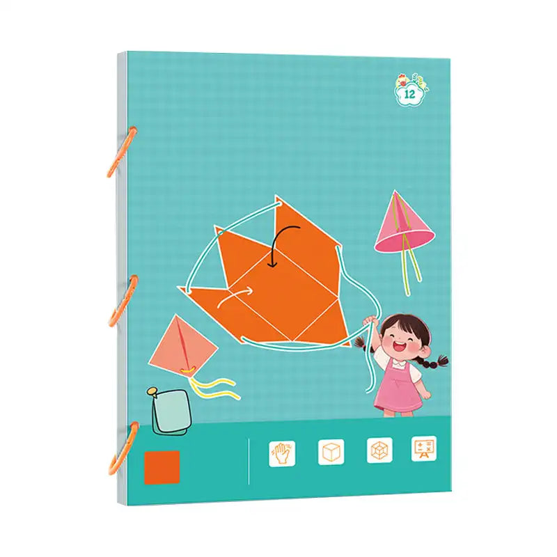 Pull String 3D Geometry Learning Book Stereoscopic Geometric Model Primary School Mathematics Teaching Game For Children Fun DIY