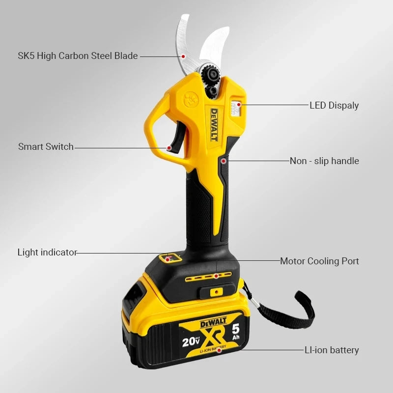 2026 Nuw Dewalt 18V Brushless Cordless Pruning Shears:The Ideal Tool for Effortless and Precise Fruit Tree&Branch Trimming