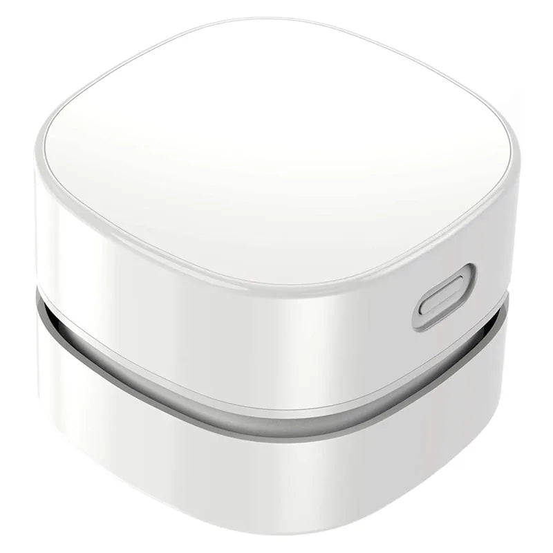 Mini aspiradora de escritorio inalámbrica, barrendero de polvo de mesa, ahorro de energía, recargable por USB de 1400 mAh para oficina, escuela, teclado, hogar