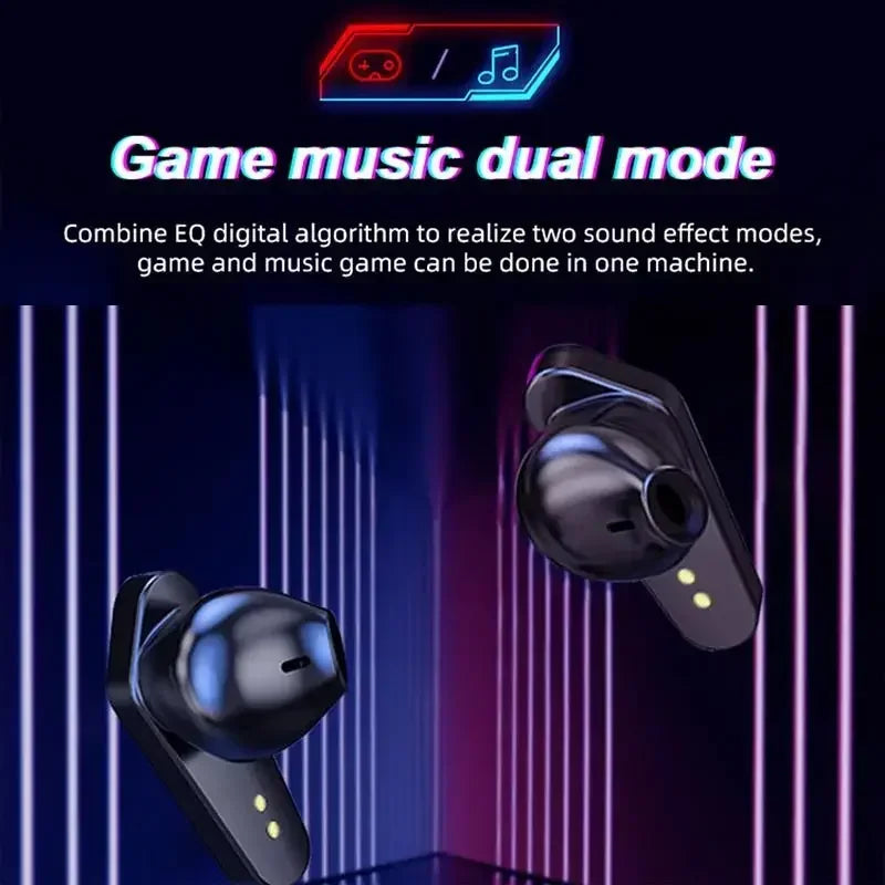 Auriculares gaming TWS X15 Auriculares inalámbricos Bluetooth con micrófono Posicionamiento de sonido de graves Estéreo 9D Música Auriculares HiFi para gamers