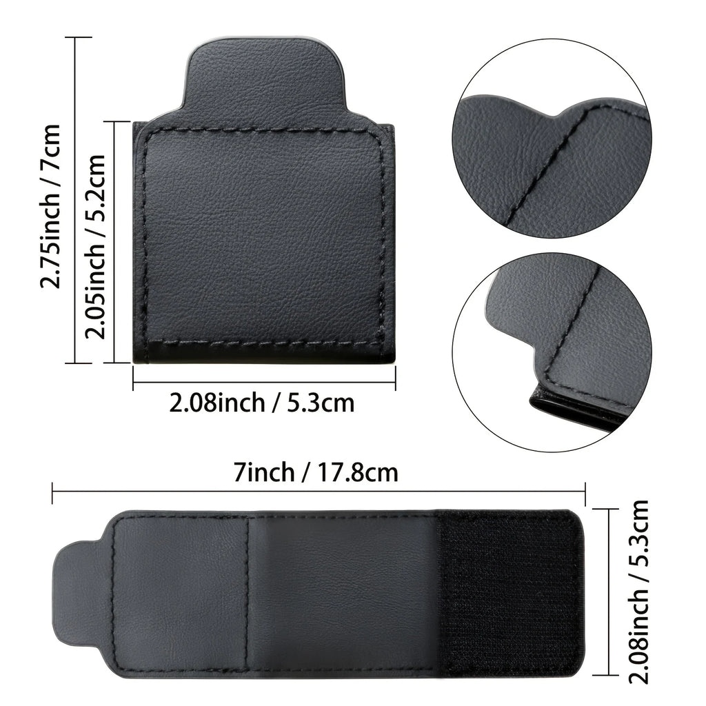 Ajustador de cinturón de seguridad para coche, limitador de cinturón de seguridad de cuero PU, clip fijo, antielástico, cuello, abdomen, protección infantil, estilo de coche