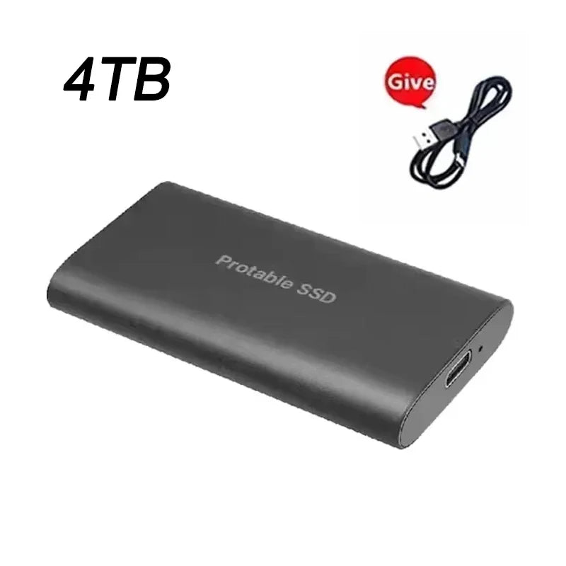 USB Portable SSD Hard Drive for Laptop/MAC USB3.0 8TB Solid-state Hard Disks High Speed Large Capacity Storage Devices