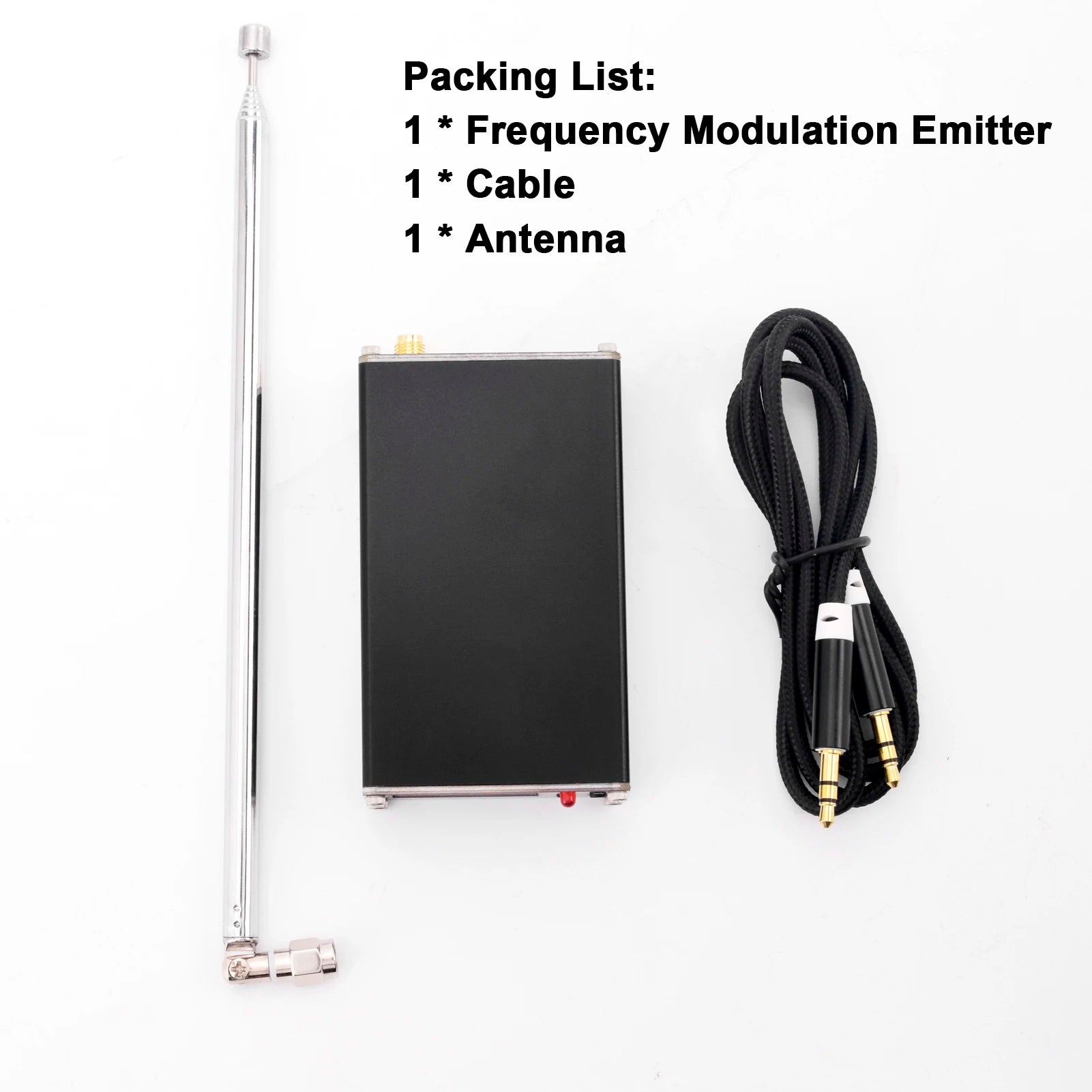 2km 0.5W FM Transmitter 76M-108Mhz Digital Display Stereo FM Transmit TYPE-C USB Churches CAR Radio Broadcast Campus Station