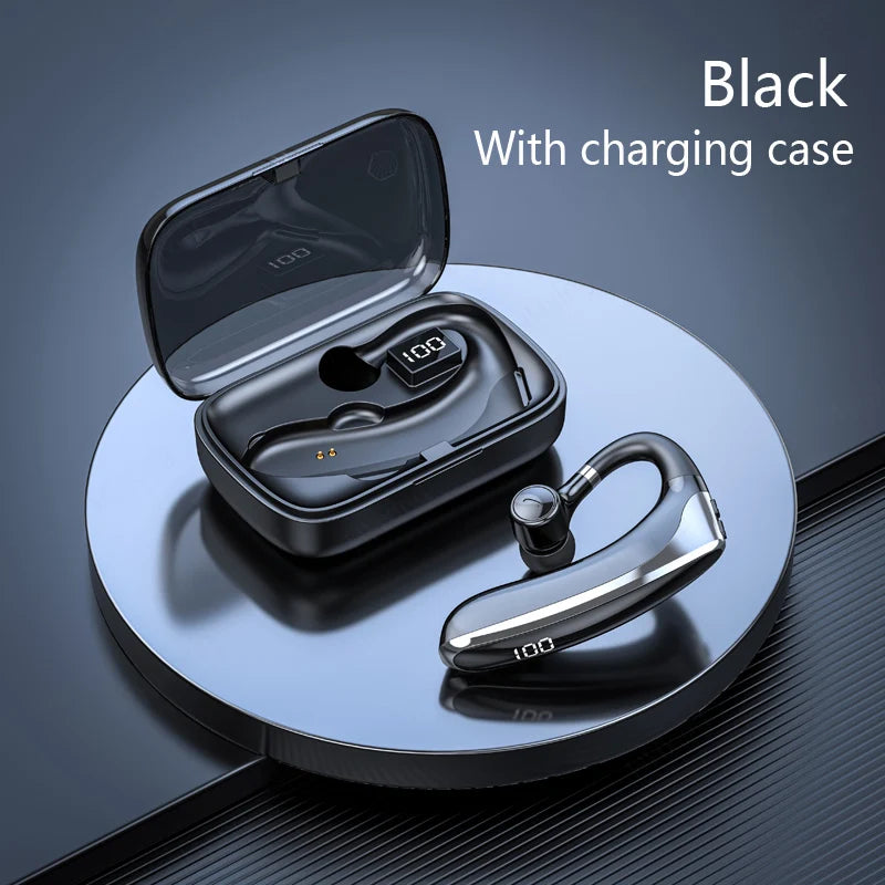 Auriculares inalámbricos Bluetooth con micrófono, audífonos con cancelación de ruido ENC, manos libres para negocios y conducción