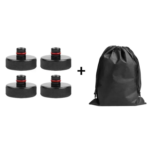 4Pcs Protects Battery And Paint Jack Pad Adapter With Storage Bag Lifting Replacement For Tesla Model 3 Y S X Lift Point Adapter