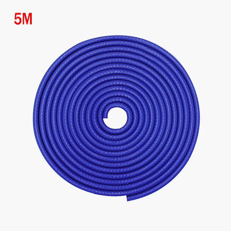 5/10M Car Door Protector Edge Scratch Strip Universal Car Door Noise reduction Anti Collision Protection With Steel Carstyling