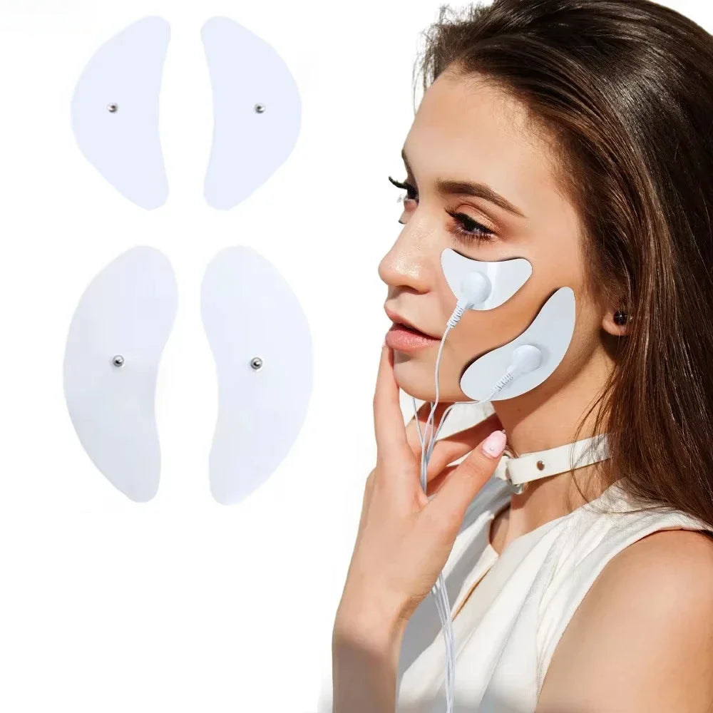 4/16PCS Muscle Stimulator Electrode Pads EMS Muscle Stimulator Electric Massager Replacement Conductive Gel Sticker Health Care
