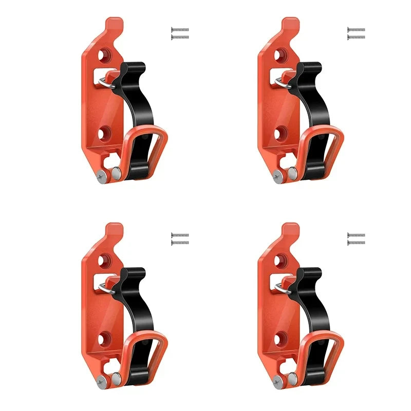 2/4PCS Shovel Holder Car Luggage Rack Holder Tool Quick Release Clamp Shovel Ax Wall Mount Bracket for Car Trailer RV Boat