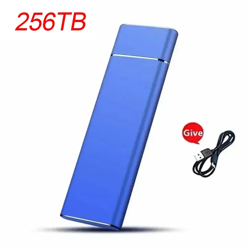 Mini Portable USB SSD 1TB 2TB High-speed Original Mass Storage SSD USB3.0 External Hard Drive for USB SSD Computer Laptop