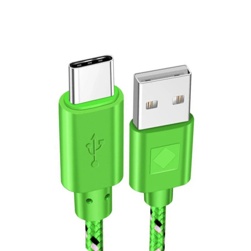 USB C Type C Cable Fast Charging 1m 2m 3m Charger for huawei p9 p10 p20 mate 10 pro lite samsung S9 S10 Plus s8 Note data cable