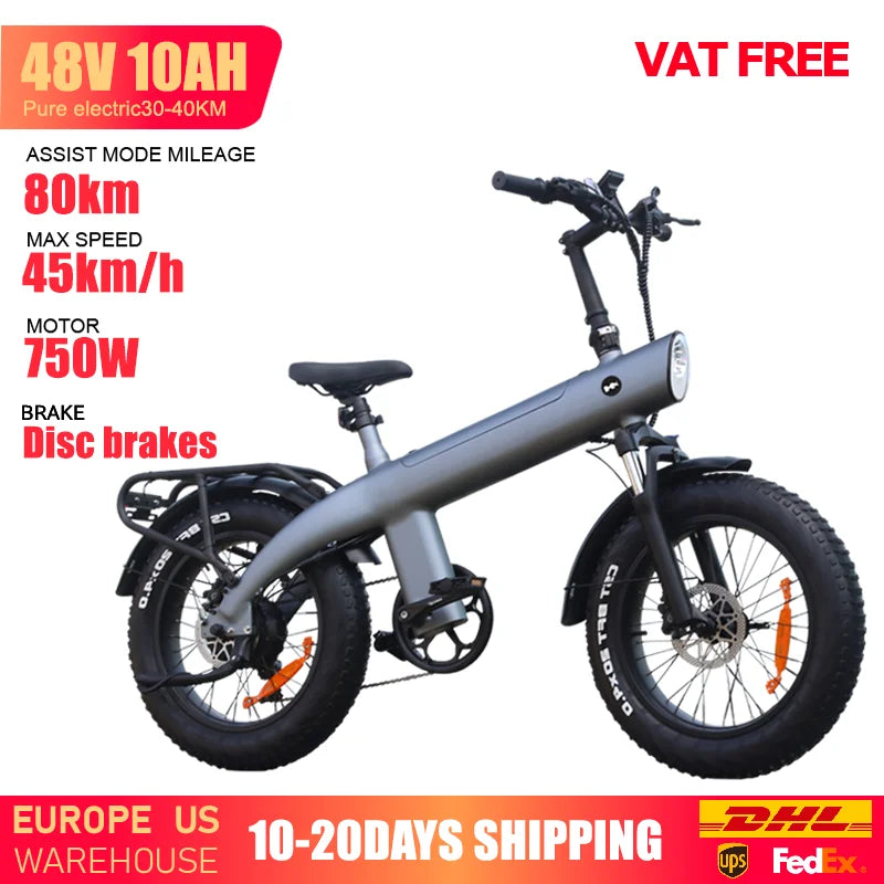 HUANCI Q3 Mountain electric bike 2000W 57KM/H electric dirt bike 48V 20AH Electric bicycle Ebike 20Inch fat tire Off-Road e bike