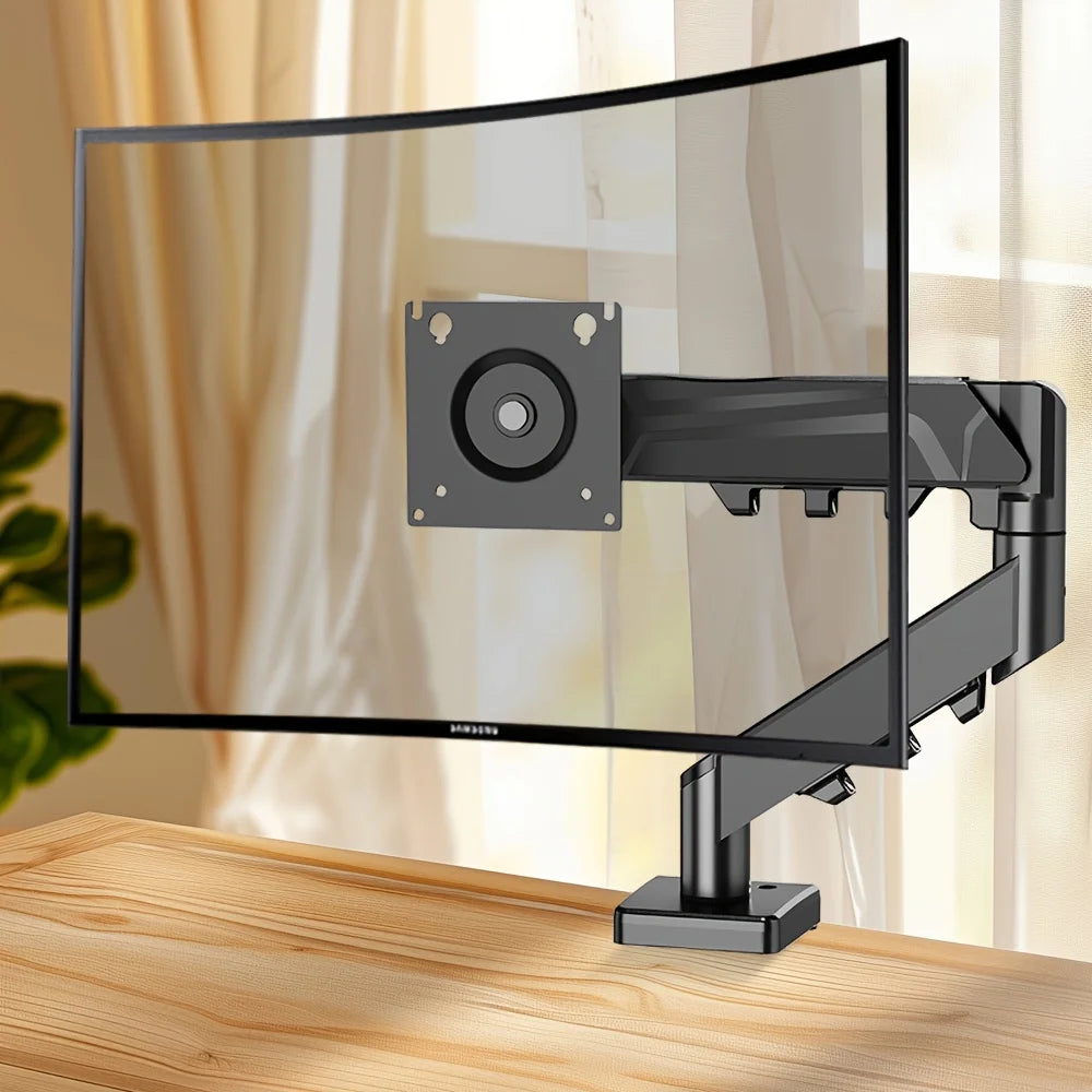 Single Monitor Mount for Screens VESA up to 32" Computer Bracket Adjustable Display Arm,Tablet Holder Desktop Clamp Stand