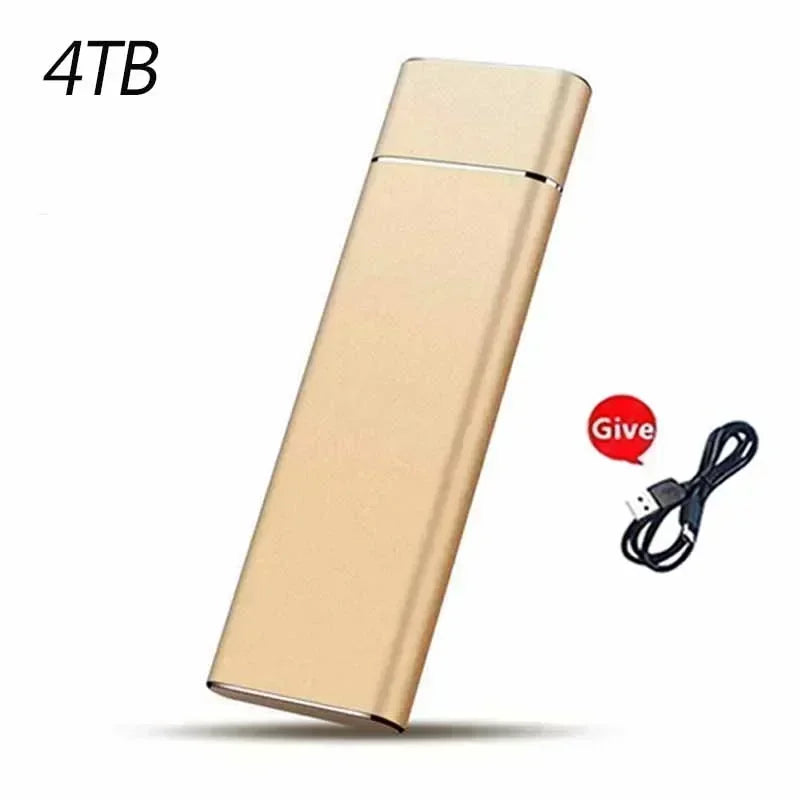 Mini Portable USB SSD 1TB 2TB High-speed Original Mass Storage SSD USB3.0 External Hard Drive for USB SSD Computer Laptop