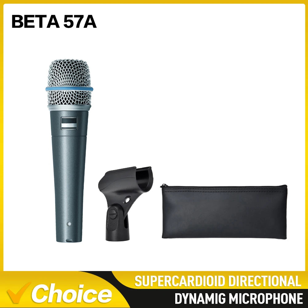 Drum Microphone BETA 56A 52A 57A Musical Instruments Mic For Band DJ Stage Instrumental Performance Recording Live
