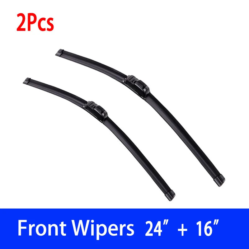 For Hyundai i20 PB 2008-2014 Car Wiper U-type Soft Rubber Boneless Wiper HD Quiet Durable Automotive Wiper 24"+16"