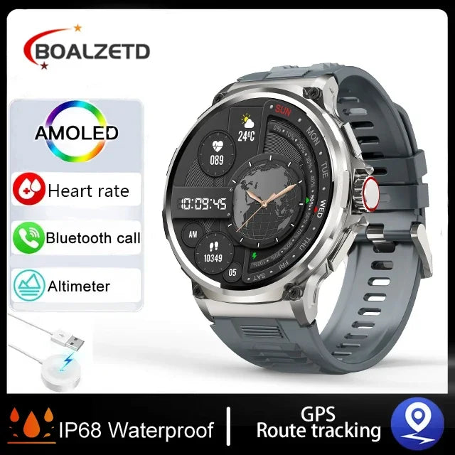1.85-inch Ultra HD 710Mah Bluetooth Call GPS Sports Fitness Tracker For IOS HUAWEI Original Smart Healthy watch Men smartwatch