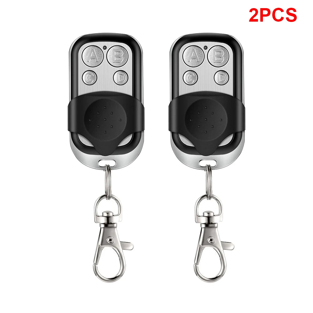 1~5PCS Universal 4 Buttons Garage Door Opener Remote Control 433MHZ Clone Fixed Learning Rolling Code Duplicator Garage