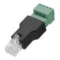 Ethernet Connector RJ11 6P4C Male to 4 Pin Screw Terminal Connector